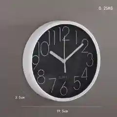 Черный настенные часы
