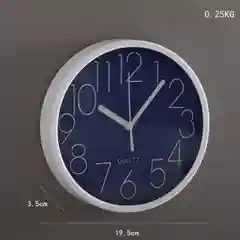 Темно-синий настенные часы