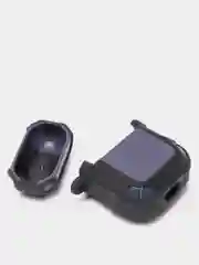 Темно-синий чехол для наушников Apple Airpods 1 и 2 эппл аирподс силиконовый