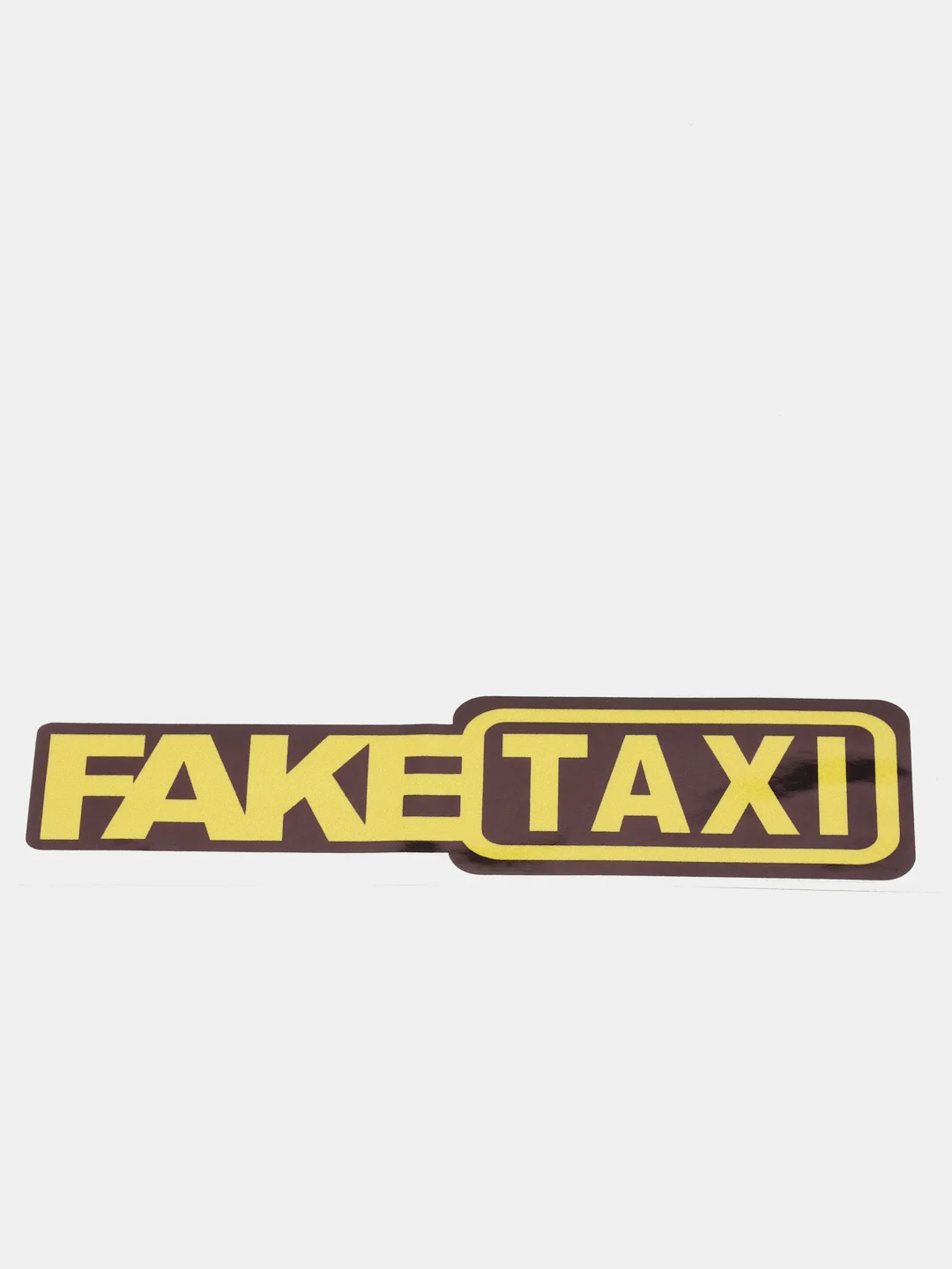 Горчичный наклейка на автомобиль "Fake taxi"