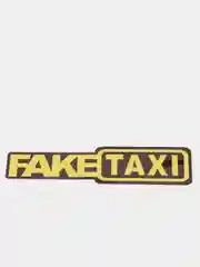 Горчичный наклейка на автомобиль "Fake taxi"