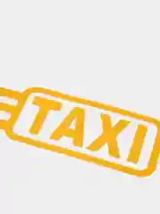 Желтый наклейка на автомобиль "Fake taxi"