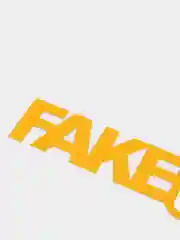 Желтый наклейка на автомобиль "Fake taxi"