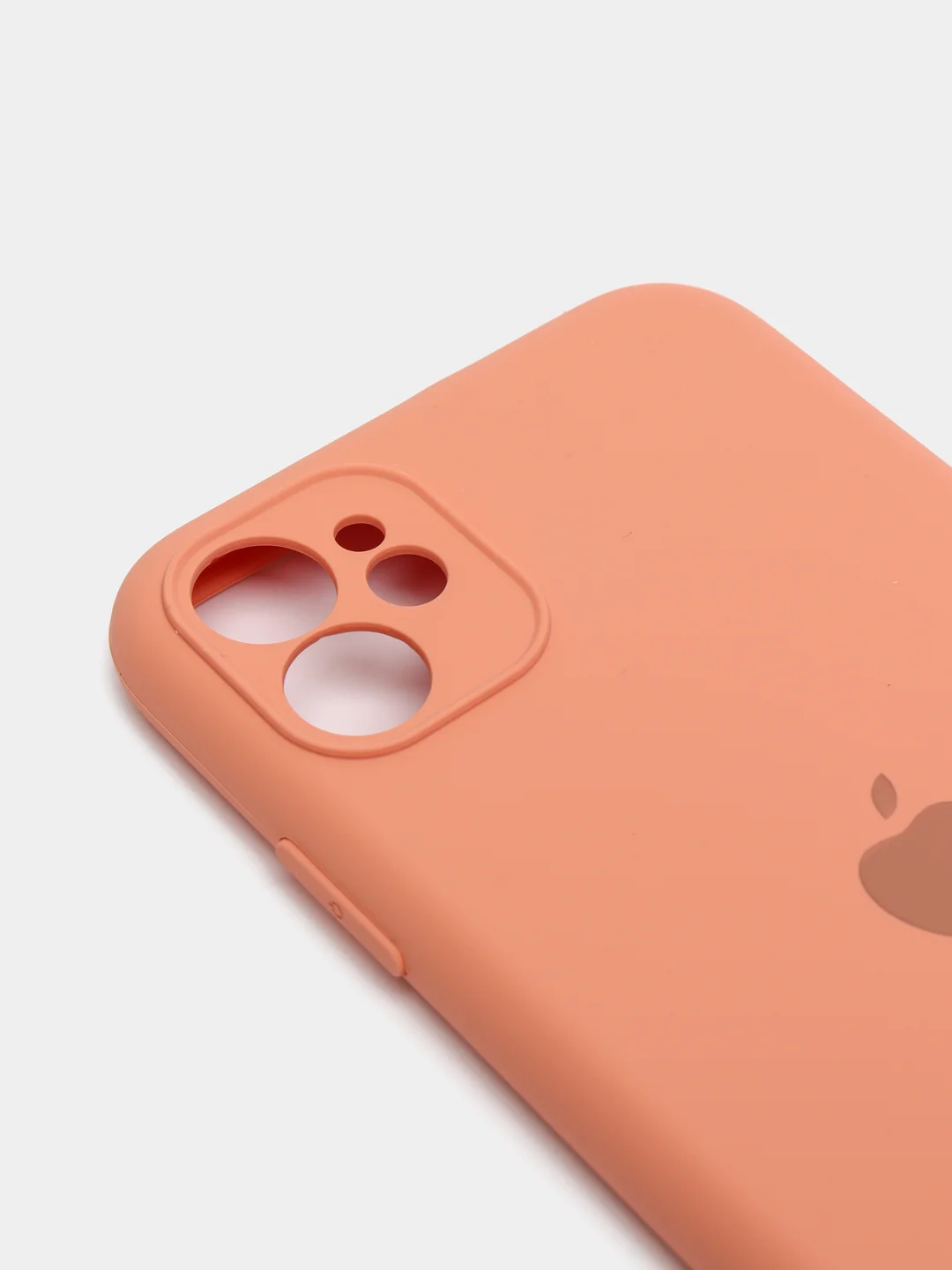 Светло-оранжевый чехол Silicone Case для iPhone 11 / 12 Mini / 12 / 12 Pro / 12 Pro Max
