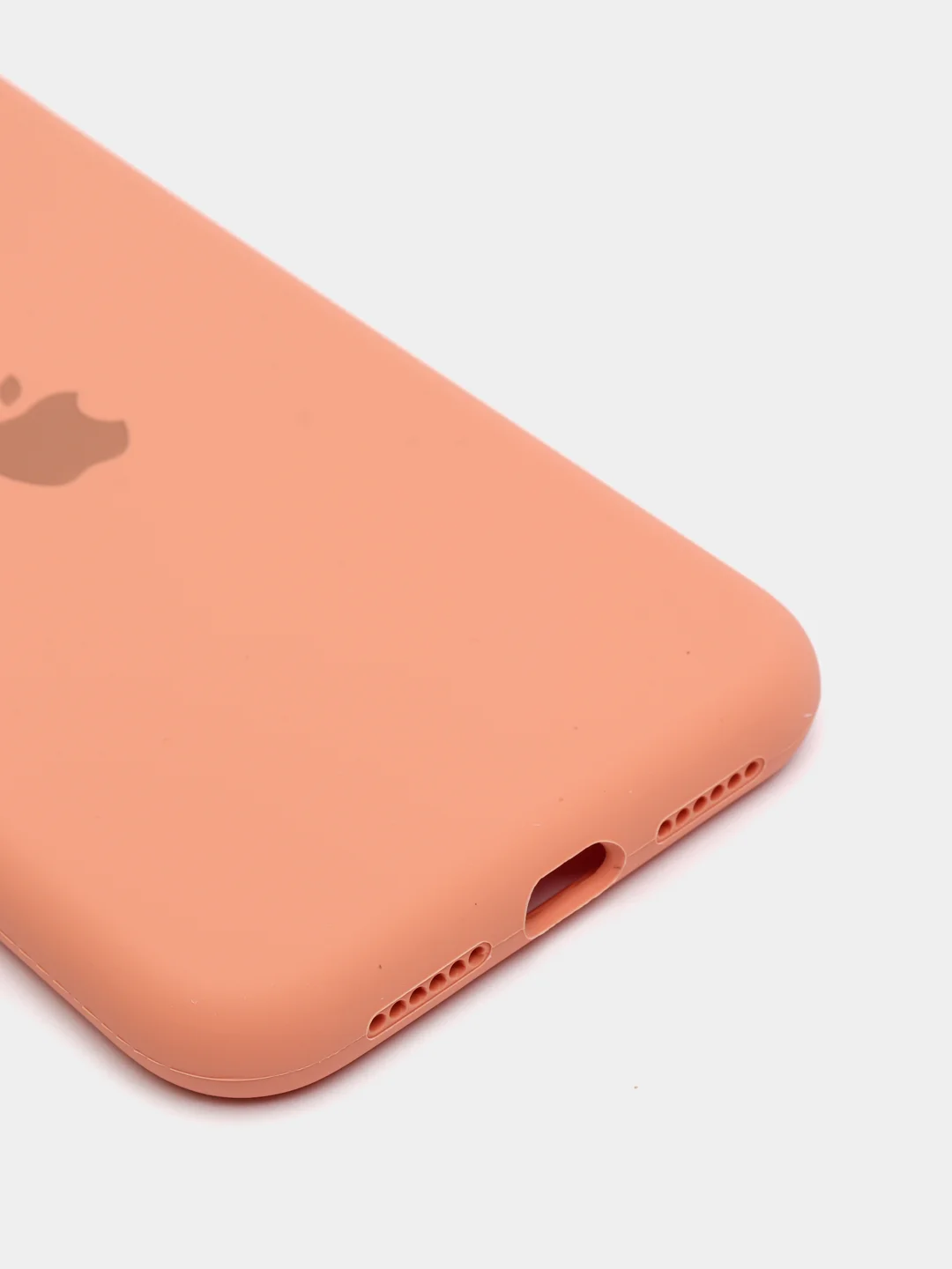 Светло-оранжевый чехол Silicone Case для iPhone 11 / 12 Mini / 12 / 12 Pro / 12 Pro Max