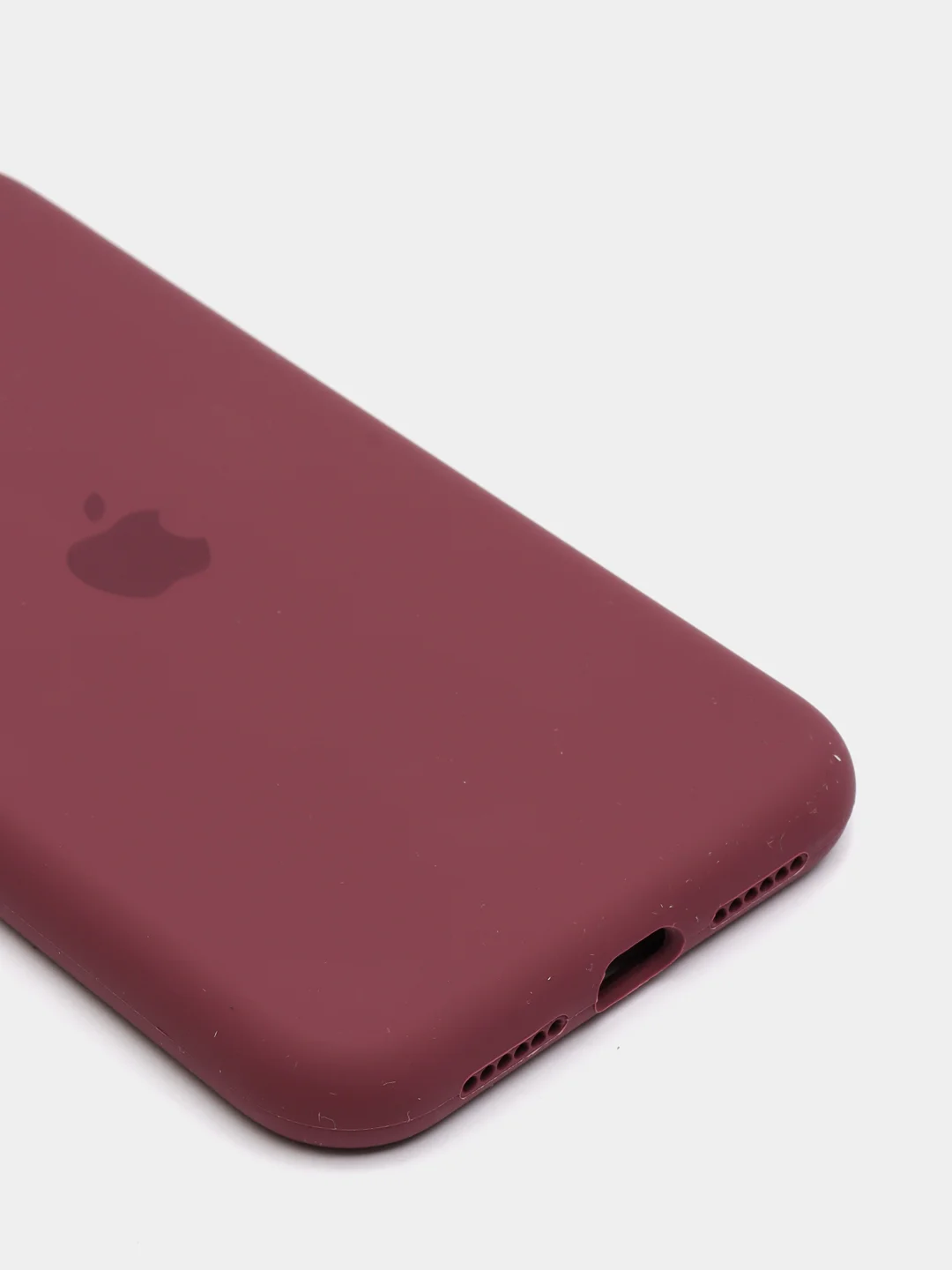 Тёмно-бордовый чехол Silicone Case для iPhone 11 / 12 Mini / 12 / 12 Pro / 12 Pro Max