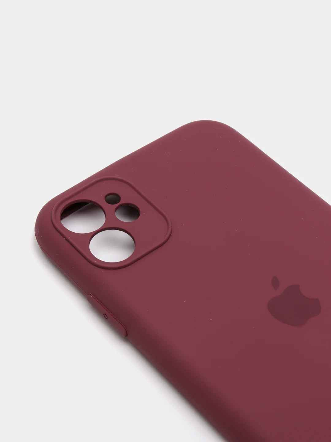 Тёмно-бордовый чехол Silicone Case для iPhone 11 / 12 Mini / 12 / 12 Pro / 12 Pro Max