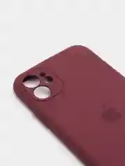 Тёмно-бордовый чехол Silicone Case для iPhone 11 / 12 Mini / 12 / 12 Pro / 12 Pro Max