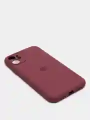 Тёмно-бордовый чехол Silicone Case для iPhone 11 / 12 Mini / 12 / 12 Pro / 12 Pro Max