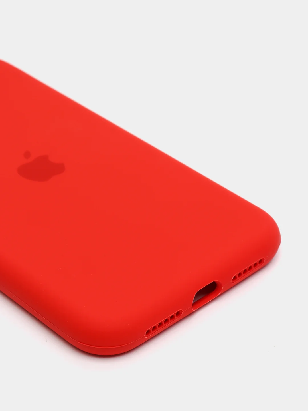 Красный чехол Silicone Case для iPhone 11 / 12 Mini / 12 / 12 Pro / 12 Pro Max
