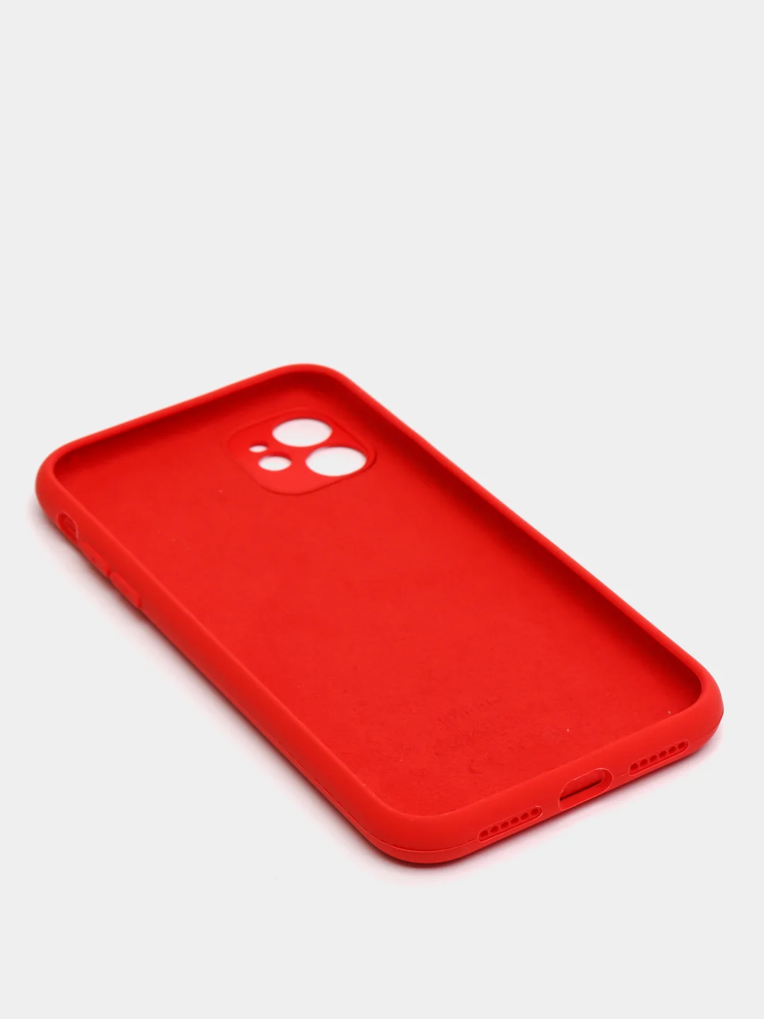 Красный чехол Silicone Case для iPhone 11 / 12 Mini / 12 / 12 Pro / 12 Pro Max
