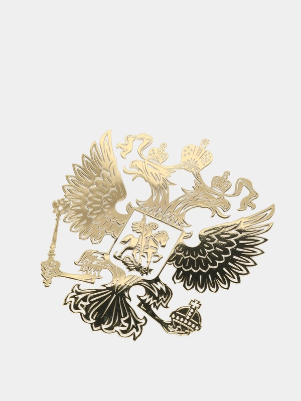 Наклейка на авто "Герб России"