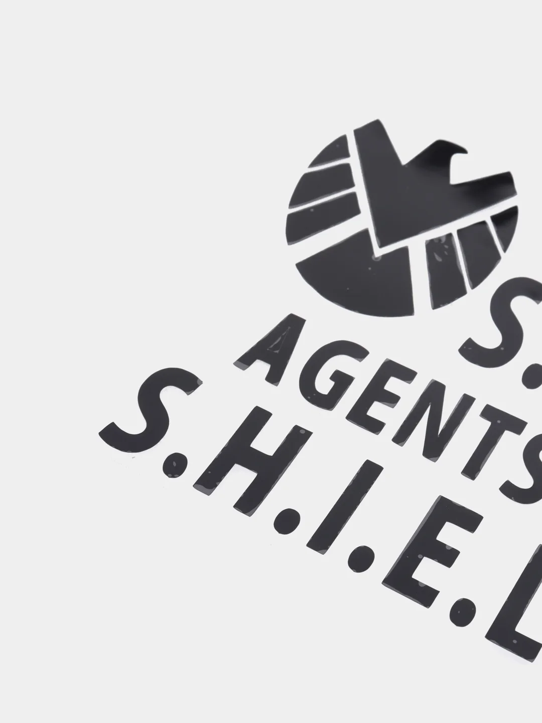 Черный наклейка на авто "Агент S.H.I.E.L.D."