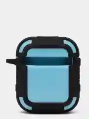 Голубой чехол для наушников Apple Airpods 1 и 2 эппл аирподс силиконовый