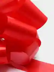 Бордовый бант "Шар", 15 см