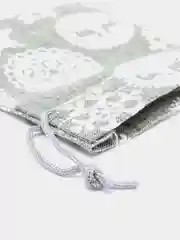 Мешочек новогодний "Лесная сказка", 10*12 см, цвет серо-белый