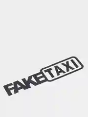 Черный наклейка на автомобиль "Fake taxi"