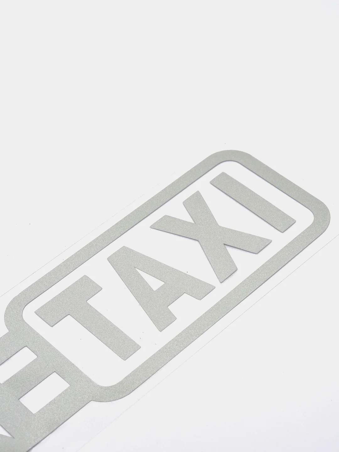 Белый наклейка на автомобиль "Fake taxi"
