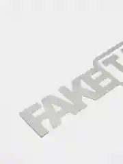 Белый наклейка на автомобиль "Fake taxi"
