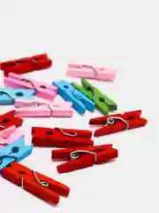 Прищепки для шитья, 2,5 х 0,5 х 0,3 см, 18 штук, разноцветные