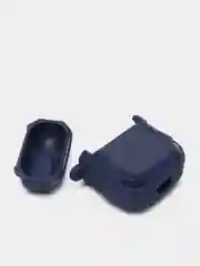 Синий чехол для наушников Apple Airpods 1 и 2 эппл аирподс силиконовый