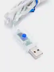 Белый светодиодная гирлянда-штора, 3x3 м