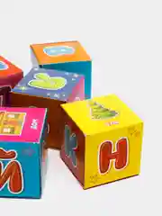 Кубики Азбука, 12 шт., по методике Монтессори
