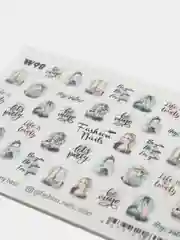 Зелёный хаки слайдеры для ногтей Fashion Nails