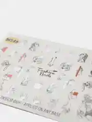 Тёмно-зелёный слайдеры для ногтей Fashion Nails