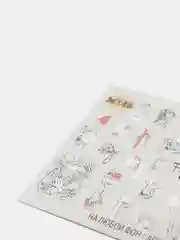 Тёмно-зелёный слайдеры для ногтей Fashion Nails