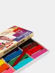 Пластилин "Школа творчества", 12 цветов, 240 г