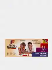 Пластилин "Школа творчества", 12 цветов, 240 г