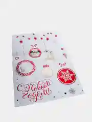 Виниловые наклейки на окна Милые зверята, 20*34 см