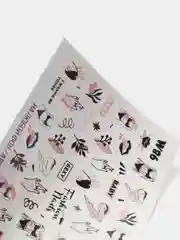 Тёмно-бордовый слайдеры для ногтей Fashion Nails