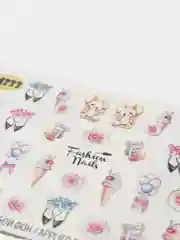 Приглушённый хаки слайдеры для ногтей Fashion Nails