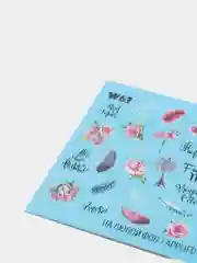 Лайм слайдеры для ногтей Fashion Nails
