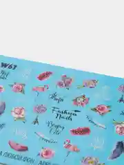 Лайм слайдеры для ногтей Fashion Nails