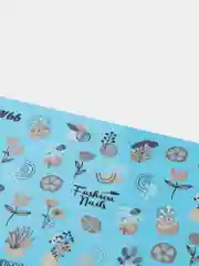 Кораллово-розовый слайдеры для ногтей Fashion Nails