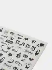 Оранжевый слайдеры для ногтей Fashion Nails