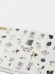 Кремовый слайдеры для ногтей Fashion Nails