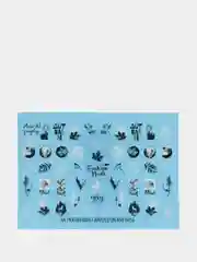 Бирюзовый слайдеры для ногтей Fashion Nails