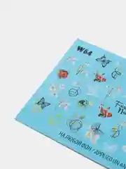 Светло-оранжевый слайдеры для ногтей Fashion Nails