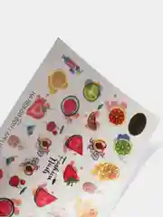 Серый металлик слайдеры для ногтей Fashion Nails
