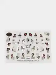 Тёмно-бирюзовый слайдеры для ногтей Fashion Nails