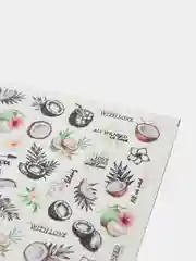 Светло-синий слайдеры для ногтей Fashion Nails