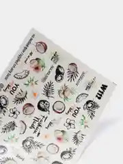 Светло-синий слайдеры для ногтей Fashion Nails
