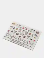 Индиго слайдеры для ногтей Fashion Nails