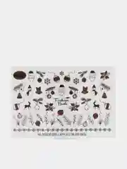 Индиго слайдеры для ногтей Fashion Nails