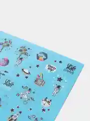 Серебряный слайдеры для ногтей Fashion Nails