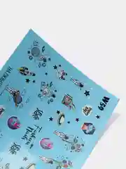 Серебряный слайдеры для ногтей Fashion Nails